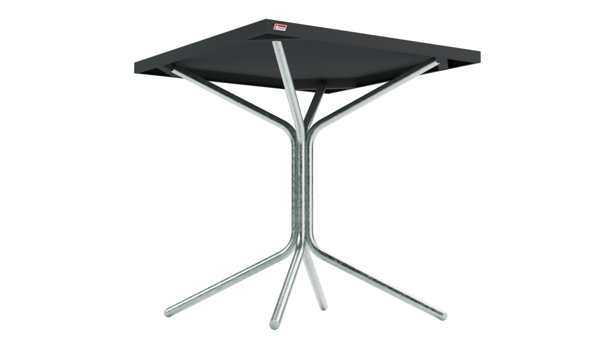 PIX Metall-Gartentisch 70x70 / 72 in Anthrazit präsentiert im Onlineshop von KAQTU Design AG. Gartentisch ist von Schaffner