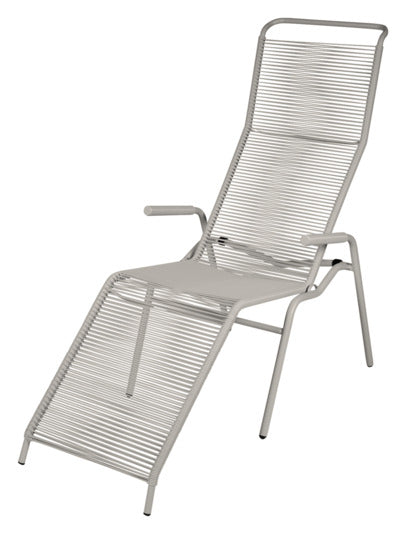 Säntis Spaghetti Liegestuhl in Pastellsand präsentiert im Onlineshop von KAQTU Design AG. Liegestuhl ist von Schaffner