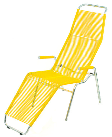 Hochwertige Liege Brissago Spaghetti von Schaffner – wetterfest, ergonomisch, Schweizer Qualität, langlebig, stilvoll für Garten, Terrasse & Balkon.