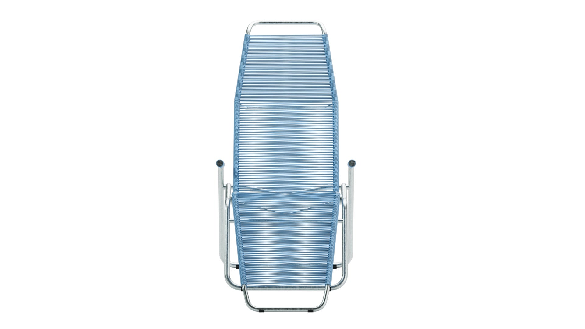 Liege Brissago Spaghetti in Pastellblau präsentiert im Onlineshop von KAQTU Design AG. Liegestuhl ist von Schaffner