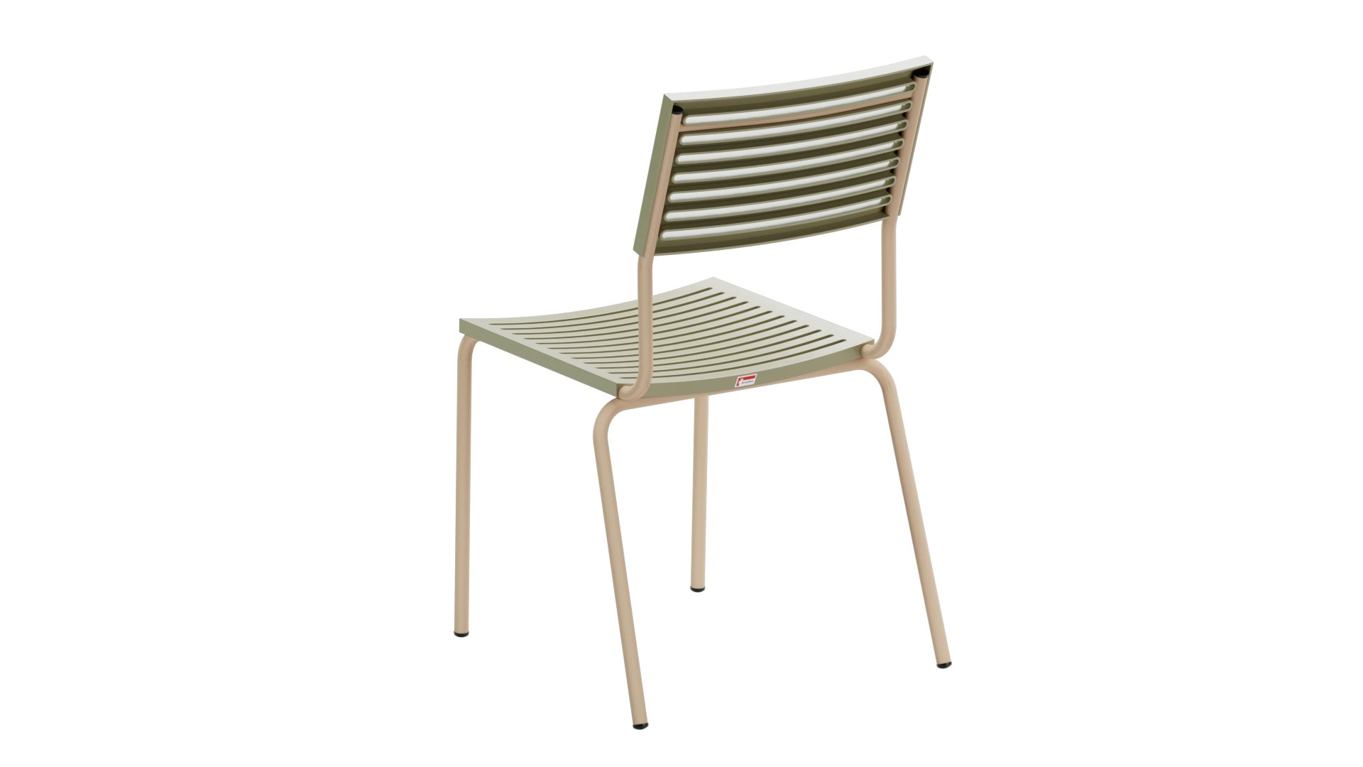 Bodensee Lamello-Gartenstuhl ohne Armlehne in Pastellgrün präsentiert im Onlineshop von KAQTU Design AG. Gartenstuhl ist von Schaffner