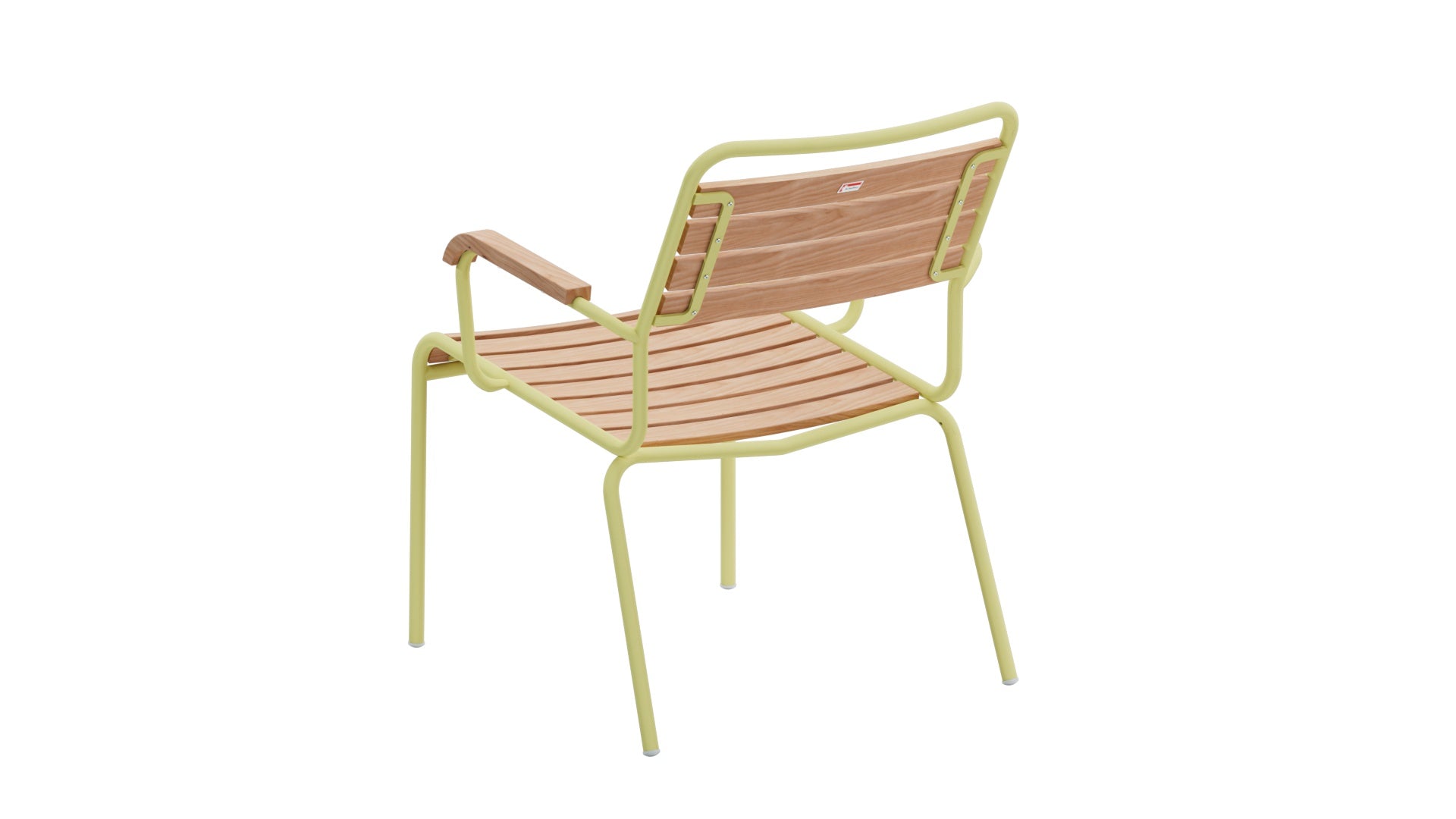 Rigi Holzlatten-Salonsessel mit Armlehne in Natur geölt präsentiert im Onlineshop von KAQTU Design AG. Outdoor-Sessel mit Armlehnen ist von Schaffner