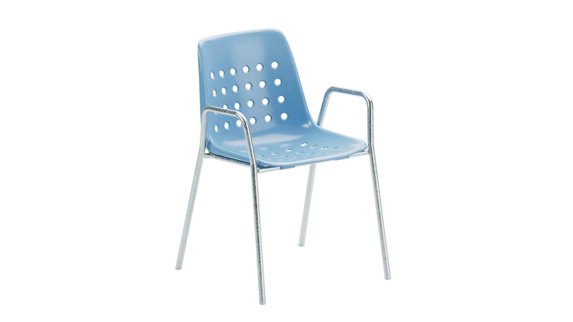 Schaffner Bermuda Schalen-Gartenstuhl mit Armlehne, rund, wetterfest, langlebig, Schweizer Qualität, elegantes Design, perfekt für Terrasse und Garten.