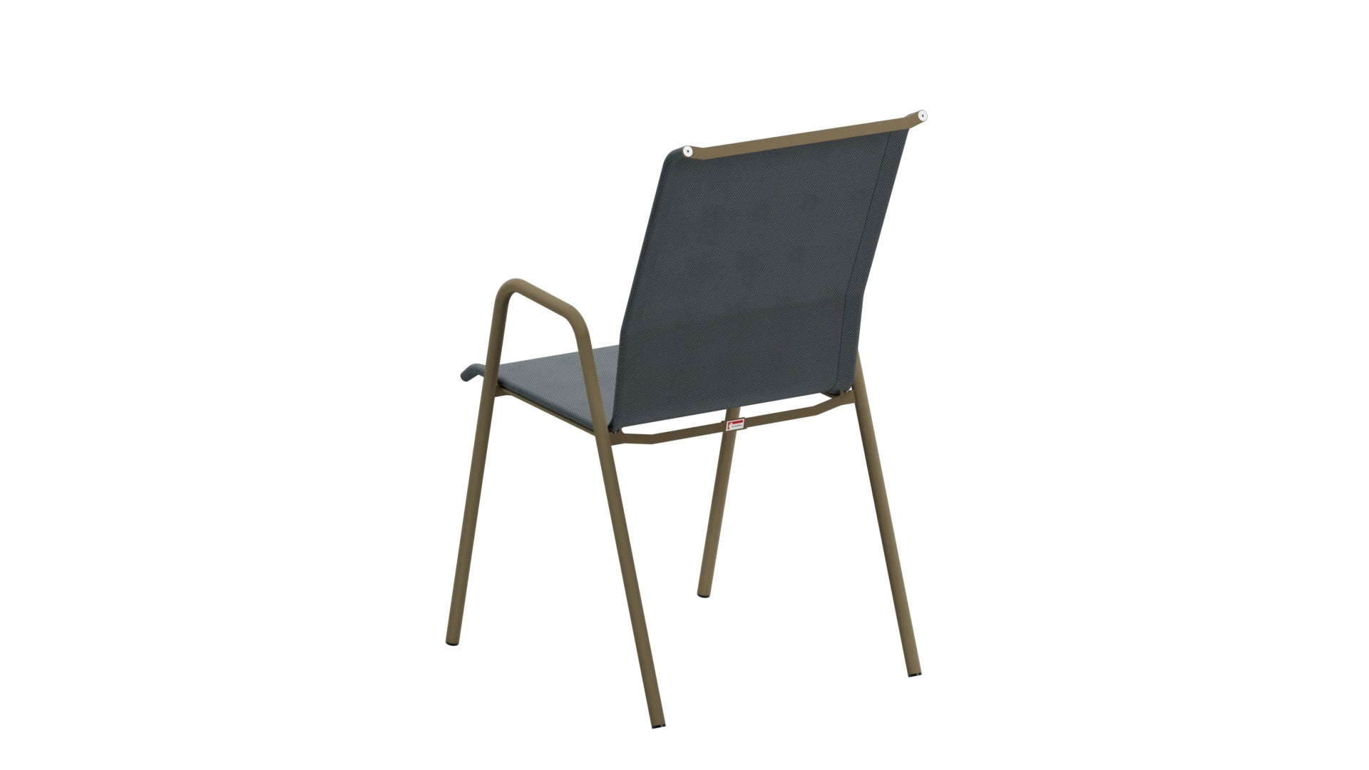 Locarno Textil-Gartenstuhl mit Armlehne in Grau präsentiert im Onlineshop von KAQTU Design AG. Gartenstuhl ist von Schaffner