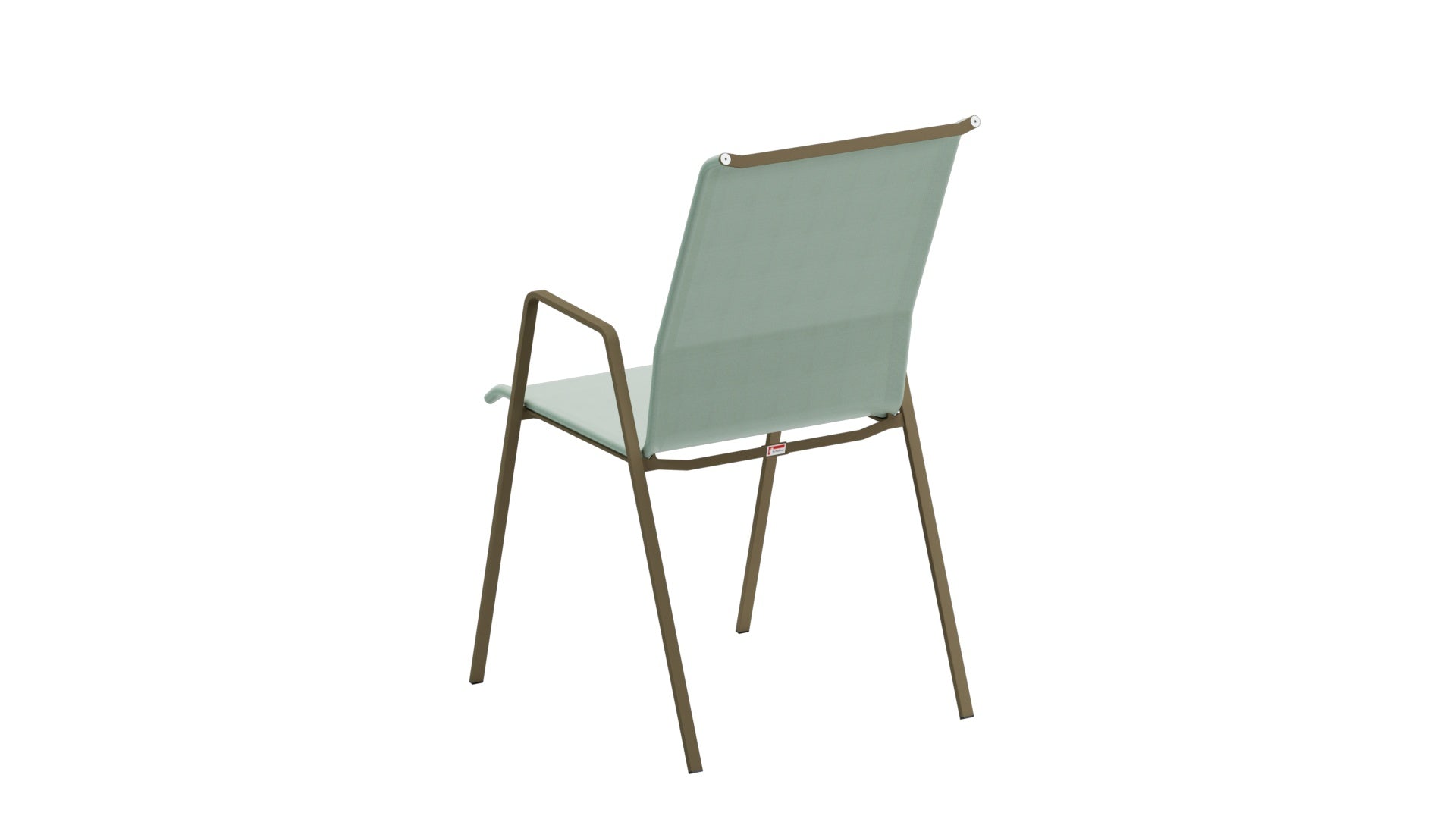 Luzern Textil-Gartenstuhl mit Armlehne in Cremegrün präsentiert im Onlineshop von KAQTU Design AG. Gartenstuhl mit Armlehnen ist von Schaffner