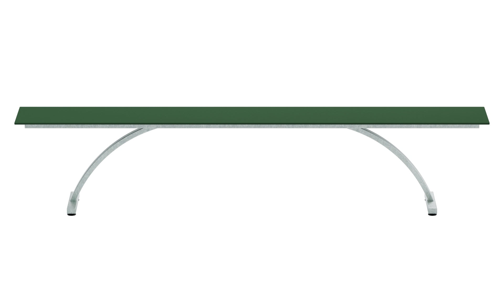 Bernardino Gartenbank aus Glasfasern 220x32 in Tannengrün präsentiert im Onlineshop von KAQTU Design AG. Gartenbank ist von Schaffner