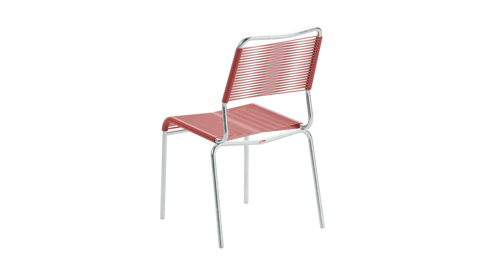 Rigi Spaghetti-Gartenstuhl ohne Armlehne Comfort in Ahornrot präsentiert im Onlineshop von KAQTU Design AG. Gartenstuhl ist von Schaffner