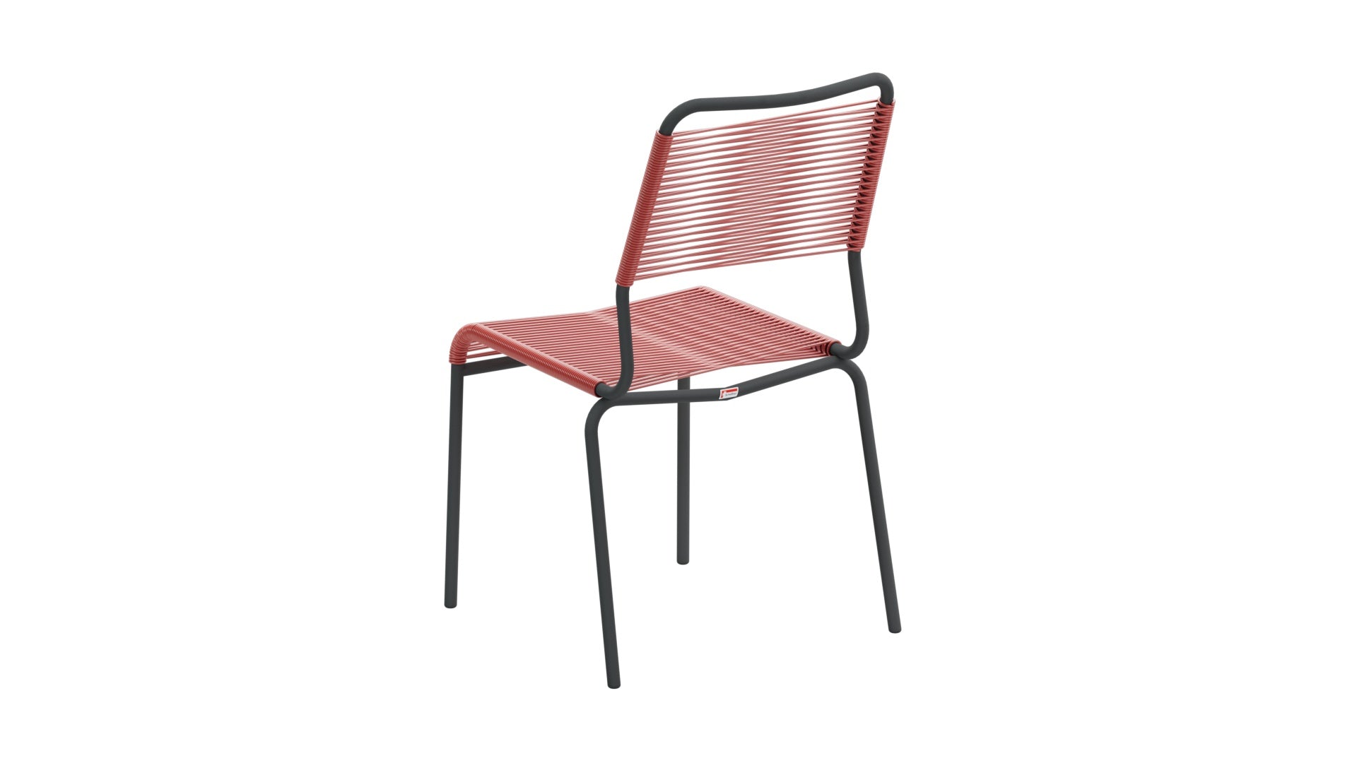 Rigi Spaghetti-Gartenstuhl ohne Armlehne Comfort in Ahornrot präsentiert im Onlineshop von KAQTU Design AG. Gartenstuhl ist von Schaffner