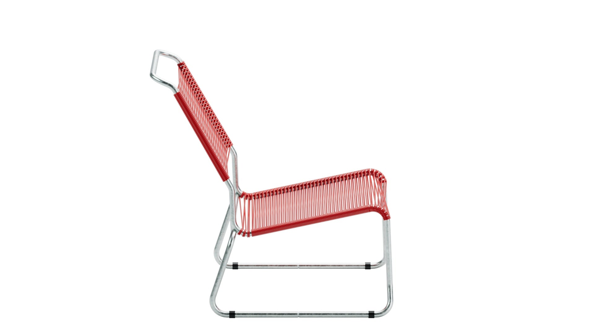 Entdecken Sie den stilvollen Säntis Hochlehner ohne Armlehne mit wetterfestem Kufen-Gestell, nachhaltigem OceanYarn®-Design und Swiss Made Qualität für Ihren Garten.