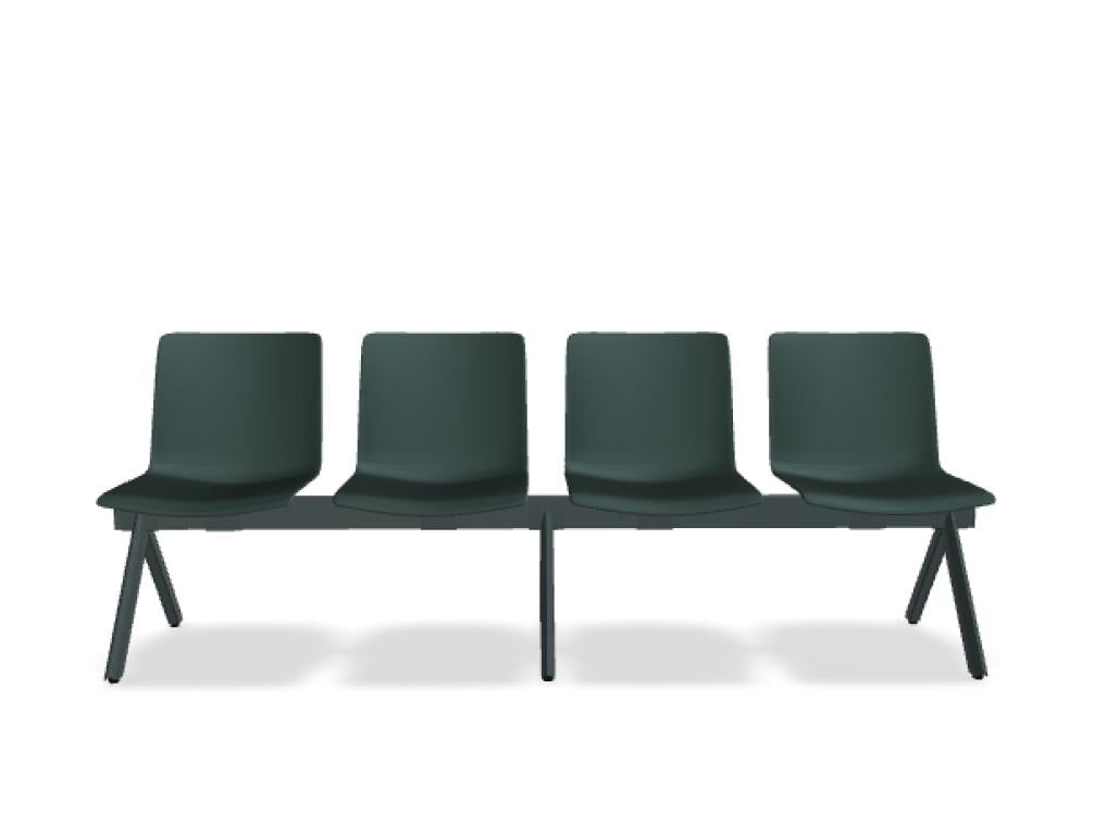Shila SH4S - Bank in Grün präsentiert im Onlineshop von KAQTU Design AG. Sitzbank ist von Mdd