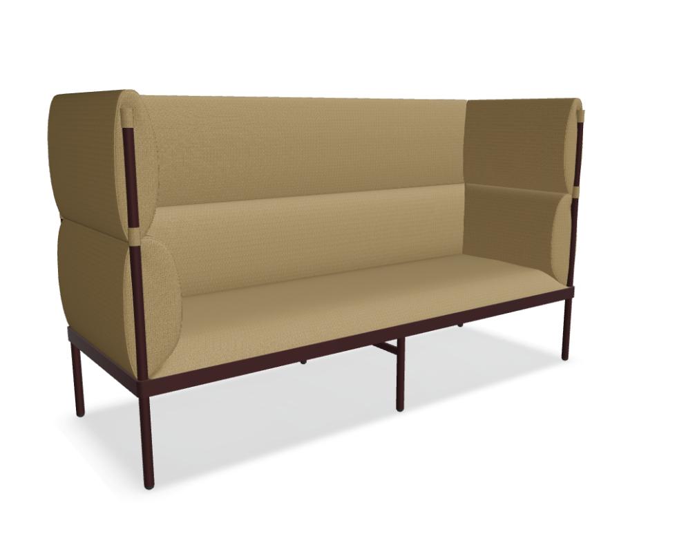 Stilt SISH3 - Sofa hohe Rückenlehne in Grau präsentiert im Onlineshop von KAQTU Design AG. Hochlehner-Sofa ist von Mdd