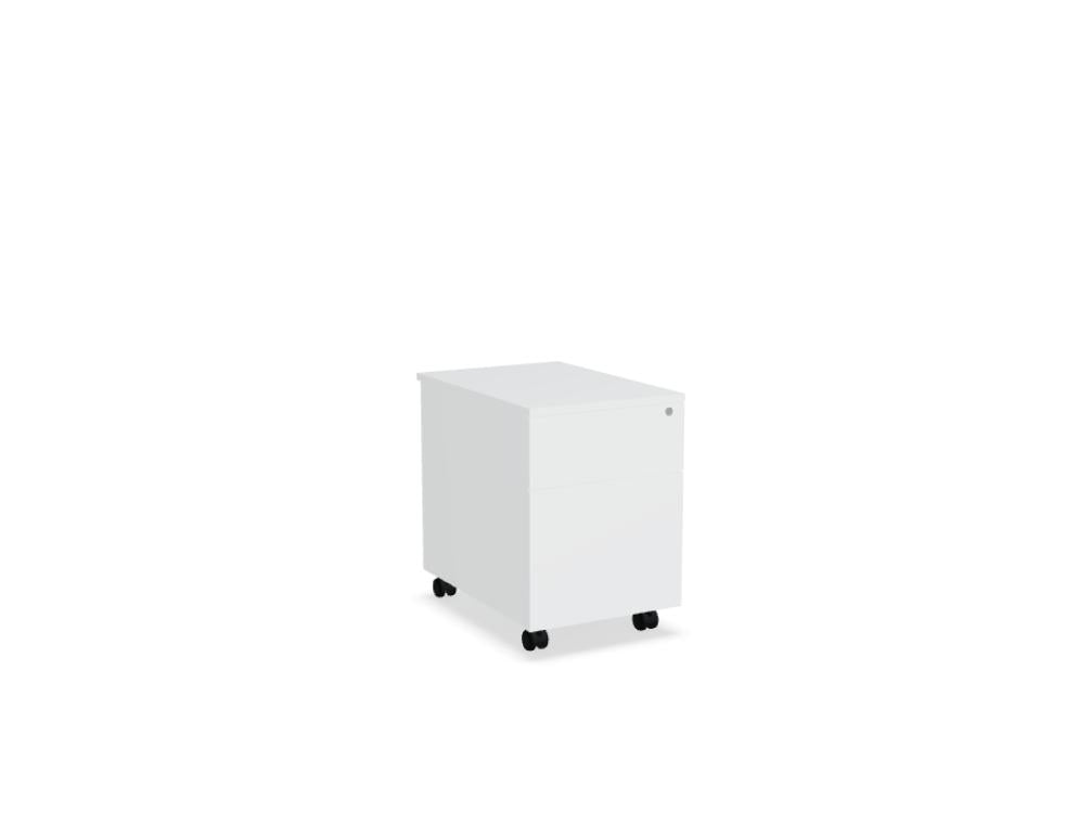 Standard SLD12 - Rollcontainer in Weiss Pastell präsentiert im Onlineshop von KAQTU Design AG. Rollcontainer ist von Mdd