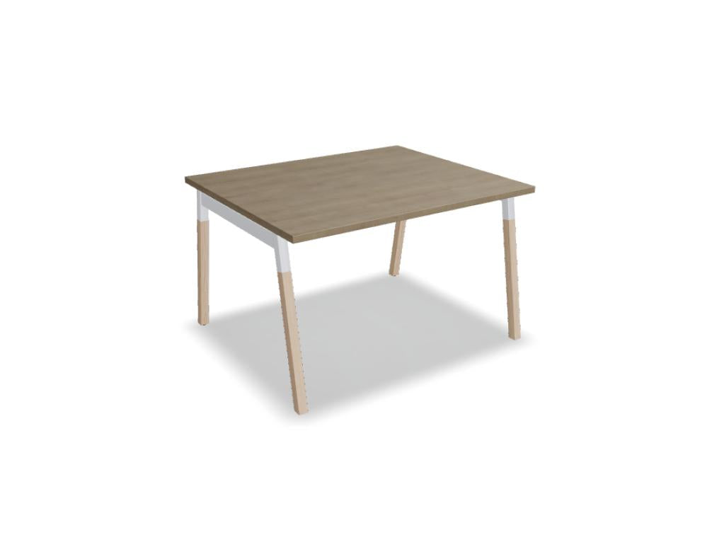 Ogi W SW112 - Konferenztisch mit Holzbeinen in Honigeiche präsentiert im Onlineshop von KAQTU Design AG. Konferenztisch ist von Mdd