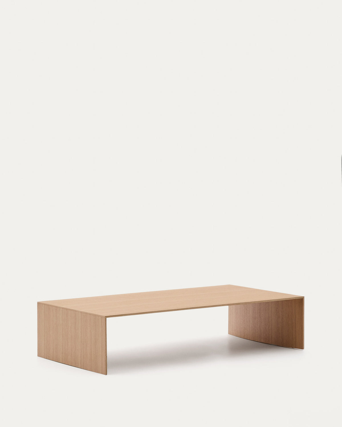 Couchtisch Litto aus Eichenfurnier FSC Mix Credit 140 x 70 cm in Natur präsentiert im Onlineshop von KAQTU Design AG. Couchtisch ist von Kave Home