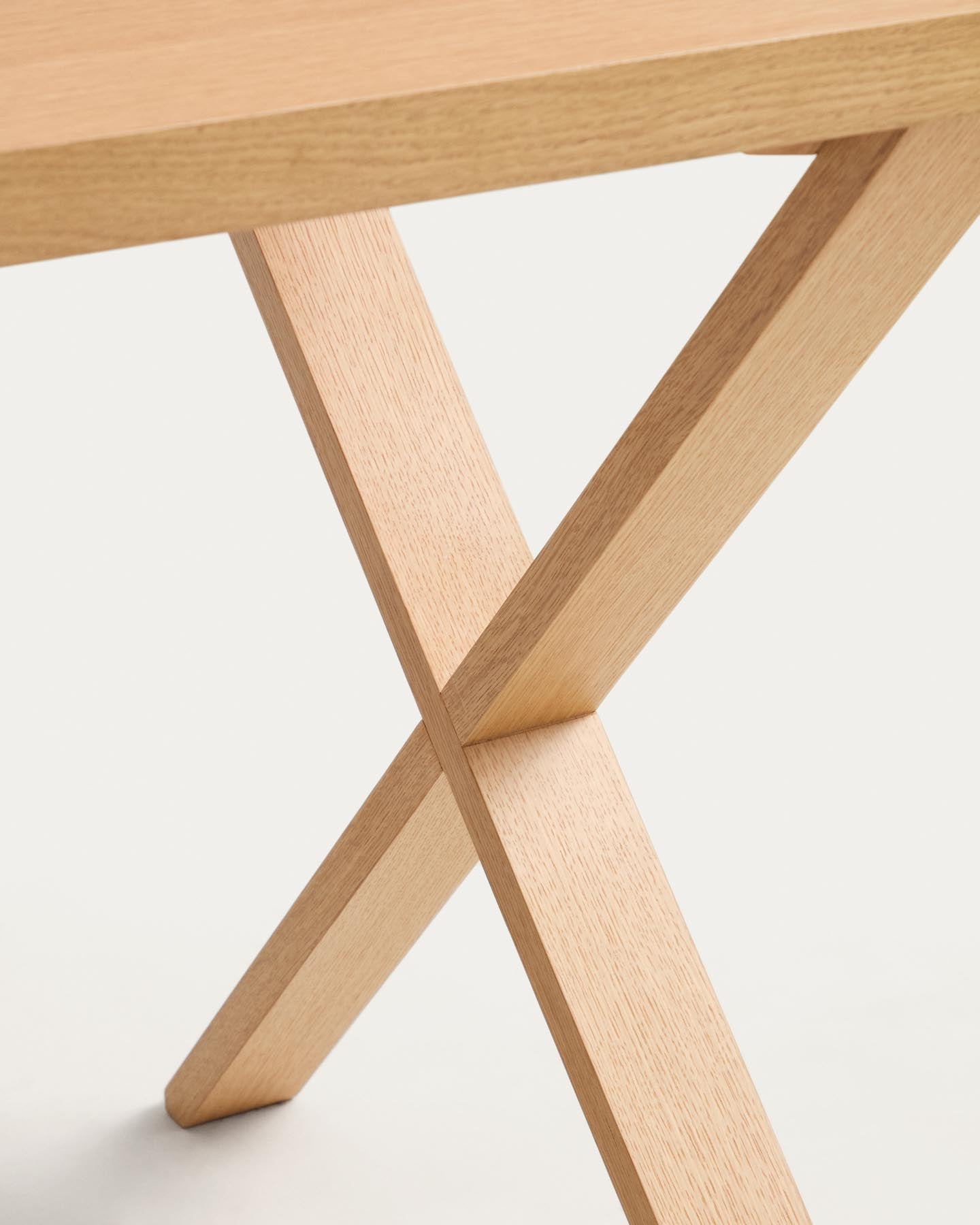 Schreibtisch Dilare aus Eichenfurnier, 120 x 85 cm in Natur präsentiert im Onlineshop von KAQTU Design AG. Schreibtisch ist von Kave Home