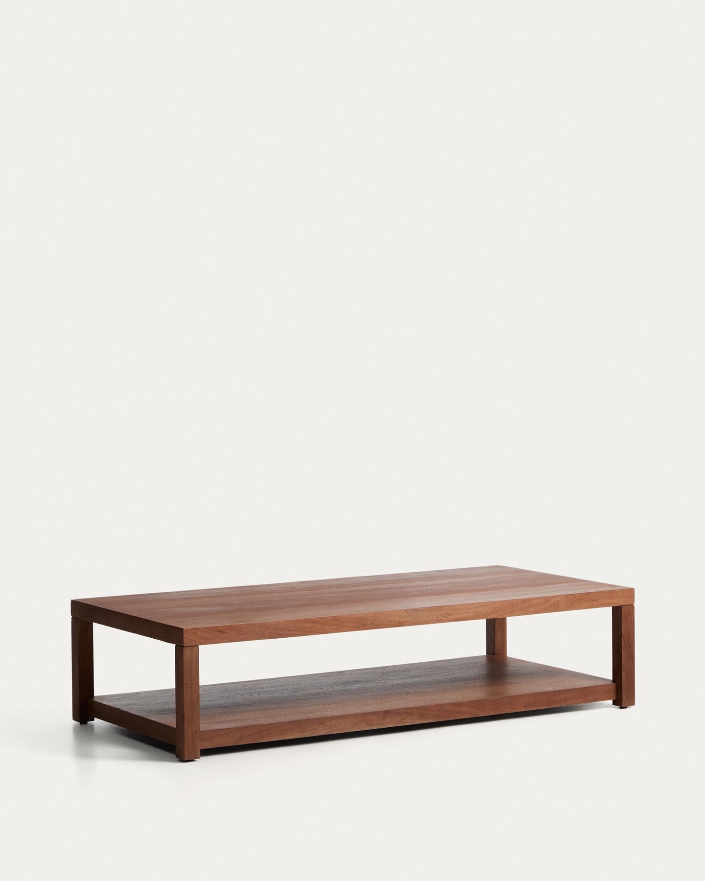 Couchtisch Norani aus massivem Akazienholz und Akazienfurnier 150 x 70 cm in Braun präsentiert im Onlineshop von KAQTU Design AG. Esstisch ist von Kave Home