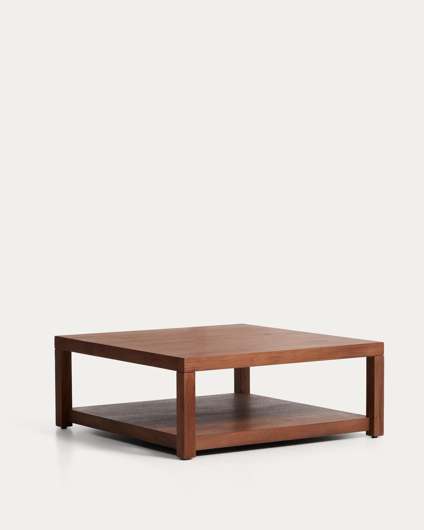 Beistelltisch Norani aus massivem Akazienholz und Akazienfurnier 90 x 90 cm in Braun präsentiert im Onlineshop von KAQTU Design AG. Esstisch ist von Kave Home