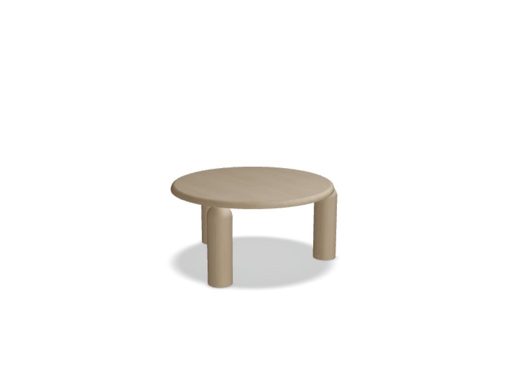 Beistelltisch Neo von Tamo aus massivem Eichenholz, Farbe Eiche Natur, mit quadratischer, minimalistischer Form auf schlanken Holzbeinen.