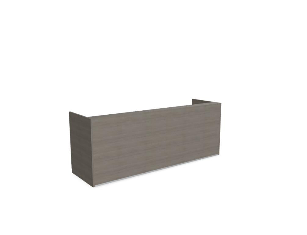 Tera TRA120 - modulare Empfangstheke in Eiche Grau präsentiert im Onlineshop von KAQTU Design AG. Empfangsdesk ist von Mdd