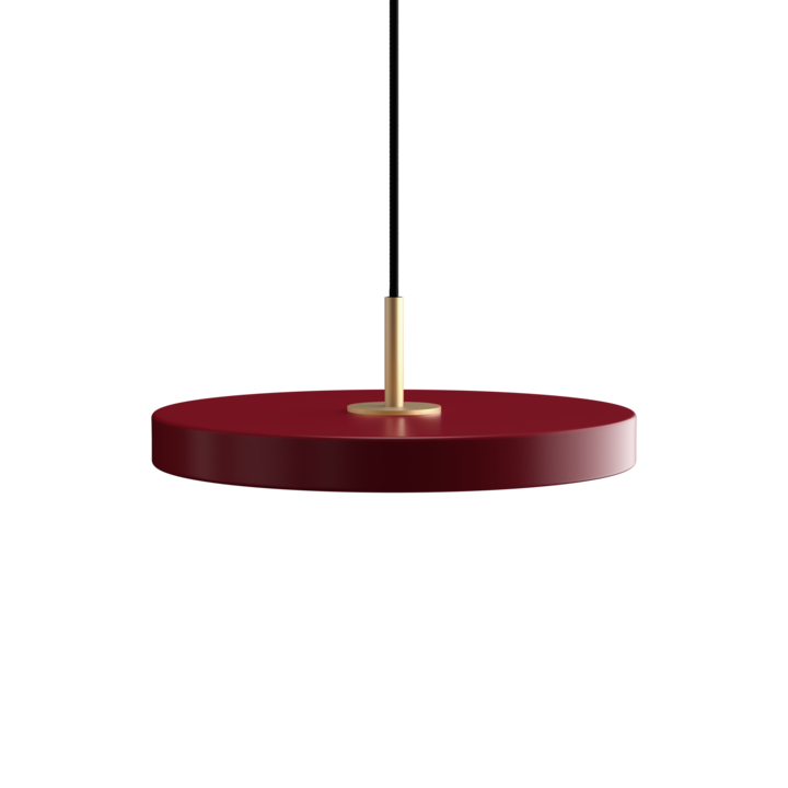Stilvolle Asteria Mini Pendellampe in Saffron Yellow, perfekt für kreative Lichtakzente und zeitgemäße Wohnräume.