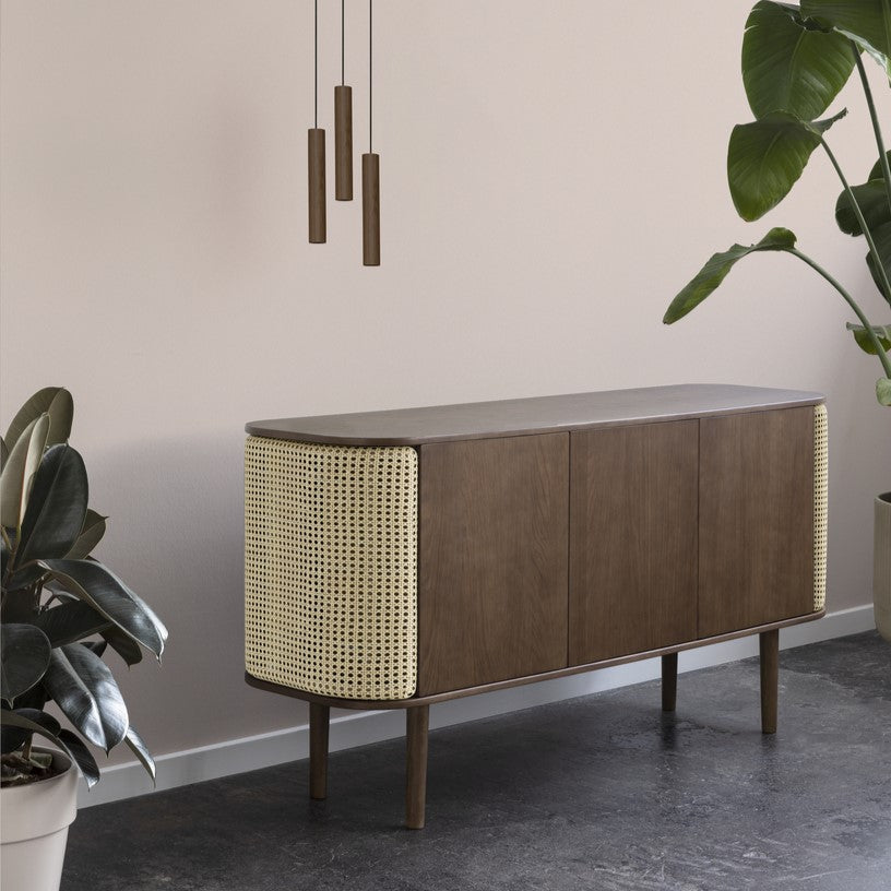Chimes 3er Gruppe Lampenschirm in Dark Oak präsentiert im Onlineshop von KAQTU Design AG. Pendelleuchte ist von Umage