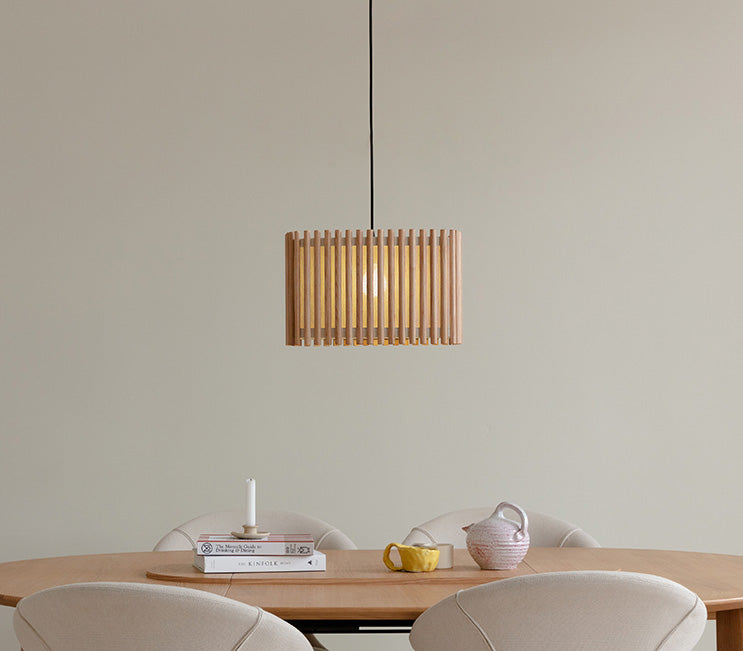 Komorebi Square Lampenschirm in Oak präsentiert im Onlineshop von KAQTU Design AG. Pendelleuchte ist von Umage