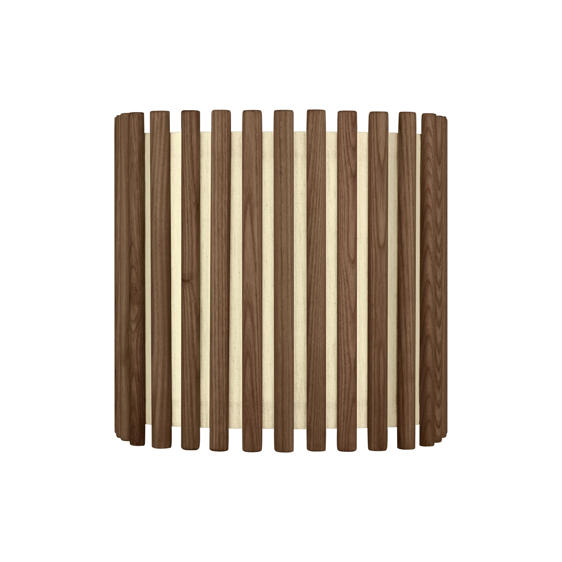 Eleganter Komorebi Square Lampenschirm in dunkler Eiche, ideal für stilvolle Pendelleuchten, erhältlich bei KAQTU Design AG.