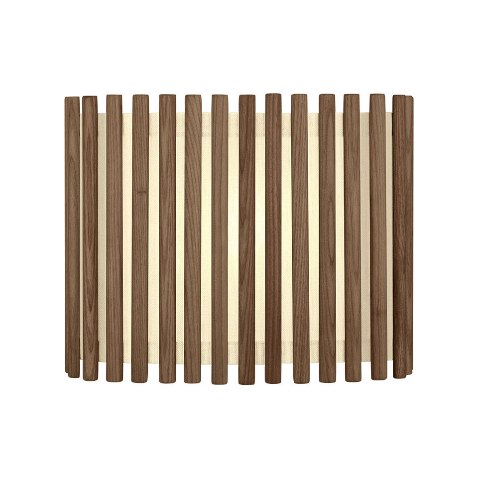 Komorebi Rectuangular Lampenschirm in Dark Oak präsentiert im Onlineshop von KAQTU Design AG. Pendelleuchte ist von Umage