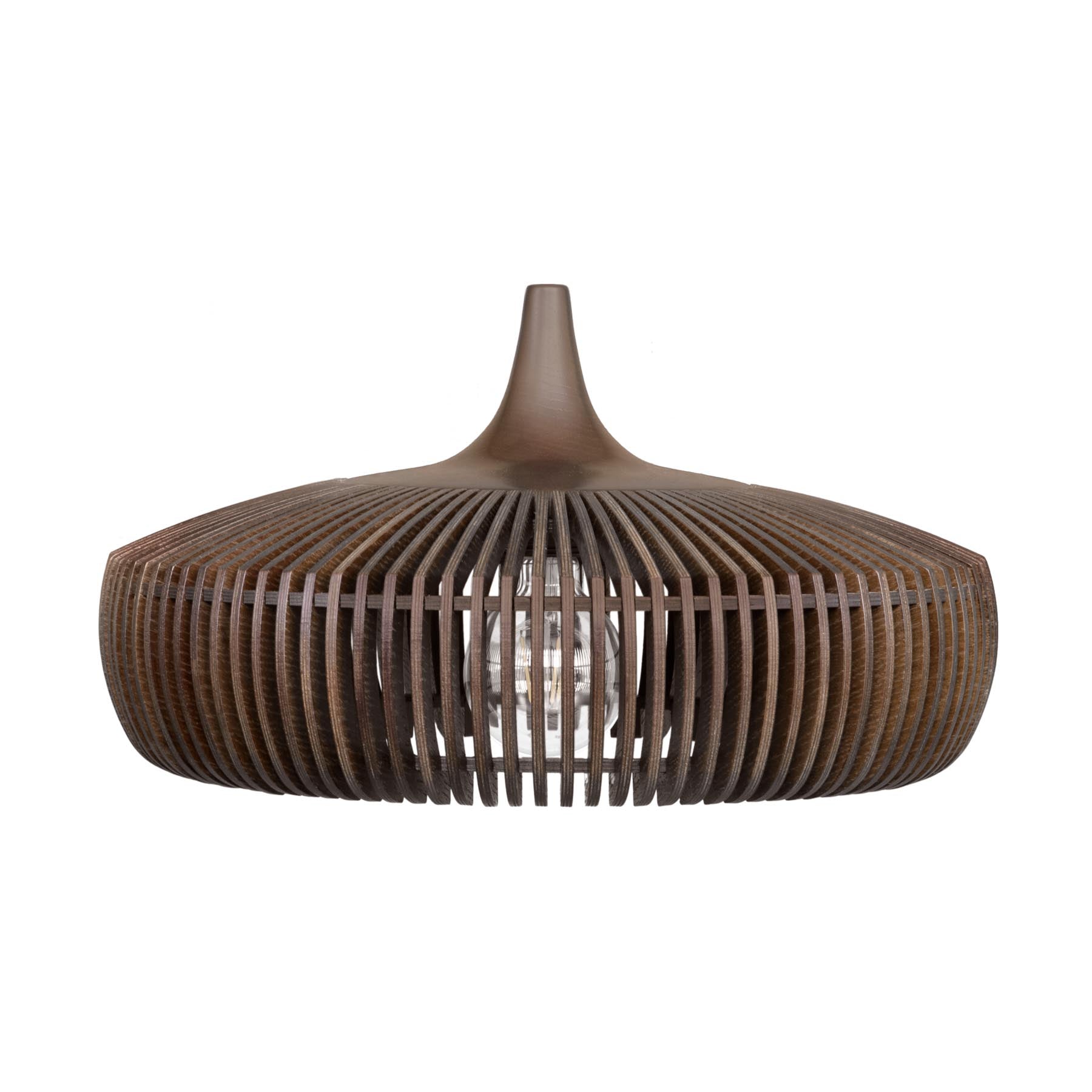 Clava Dine Lampenschirm in Dark Oak Ash präsentiert im Onlineshop von KAQTU Design AG. Pendelleuchte ist von Umage