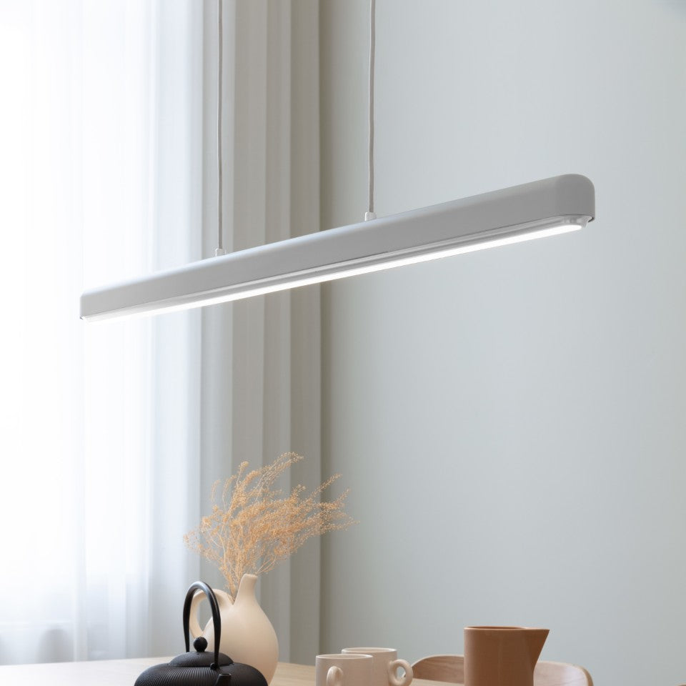 Hazel Branch Pendellampe in White/Steel präsentiert im Onlineshop von KAQTU Design AG. Pendelleuchte ist von Umage