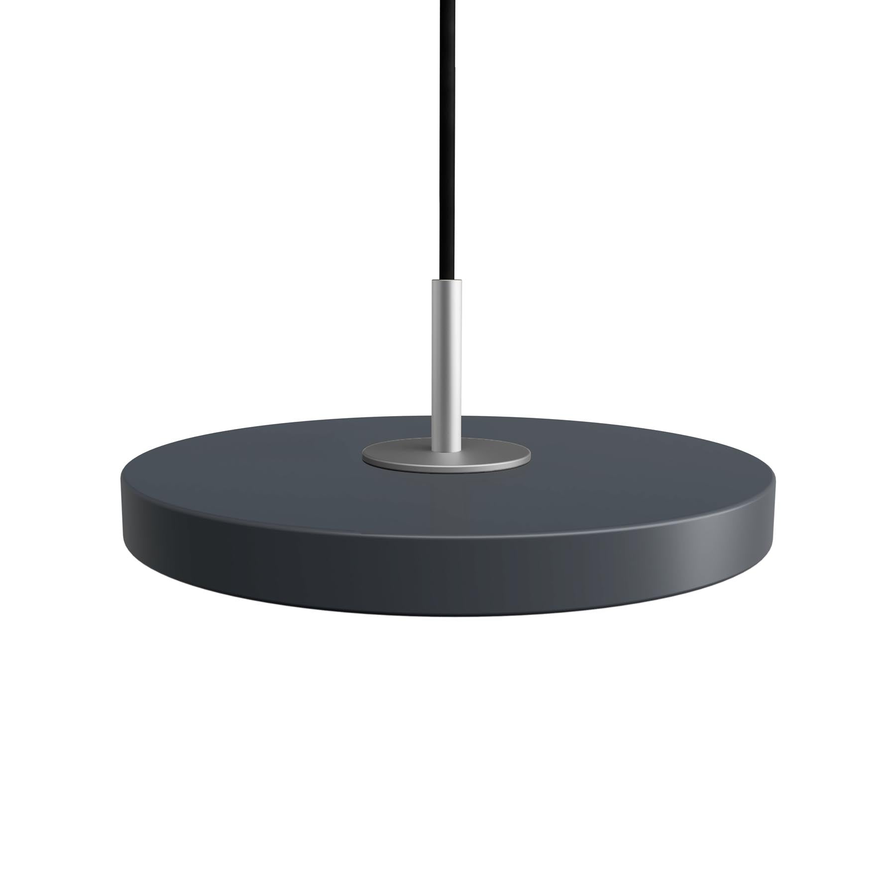 Moderne Asteria Micro Pendelleuchte in Anthrazitgrau, perfekt für zeitgemäße Wohnräume und stilvolle Akzente in der Beleuchtung.