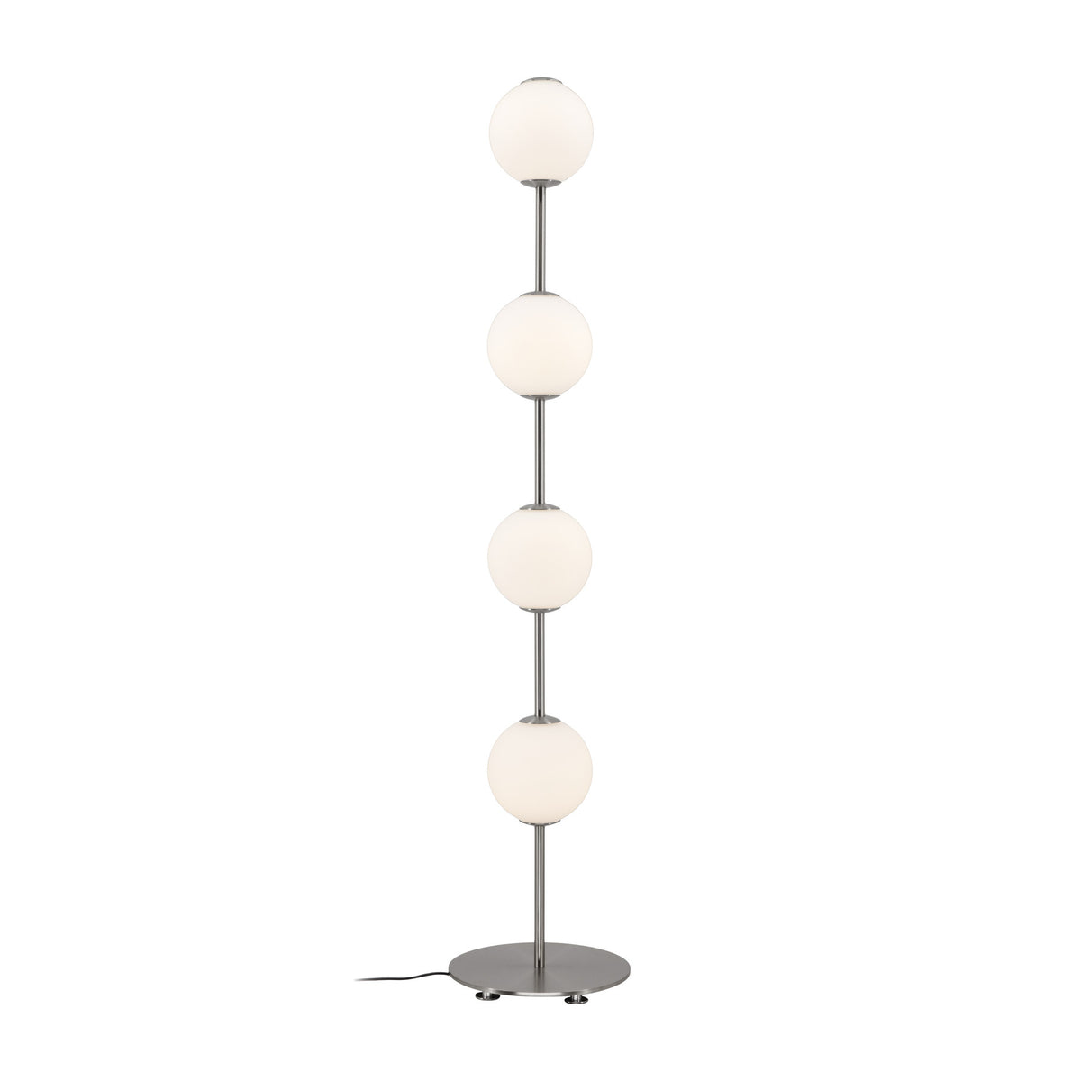 Audrey Floor lamp in Silber präsentiert im Onlineshop von KAQTU Design AG. Stehleuchte ist von Umage