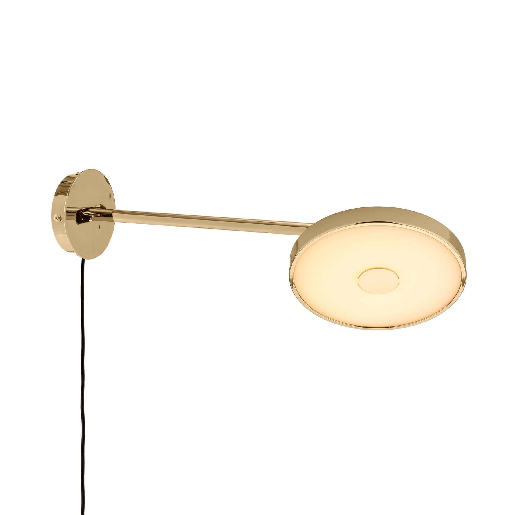 Asteria Wandleuchte long mit Kabel in Polished Brass präsentiert im Onlineshop von KAQTU Design AG. Wandleuchte ist von Umage