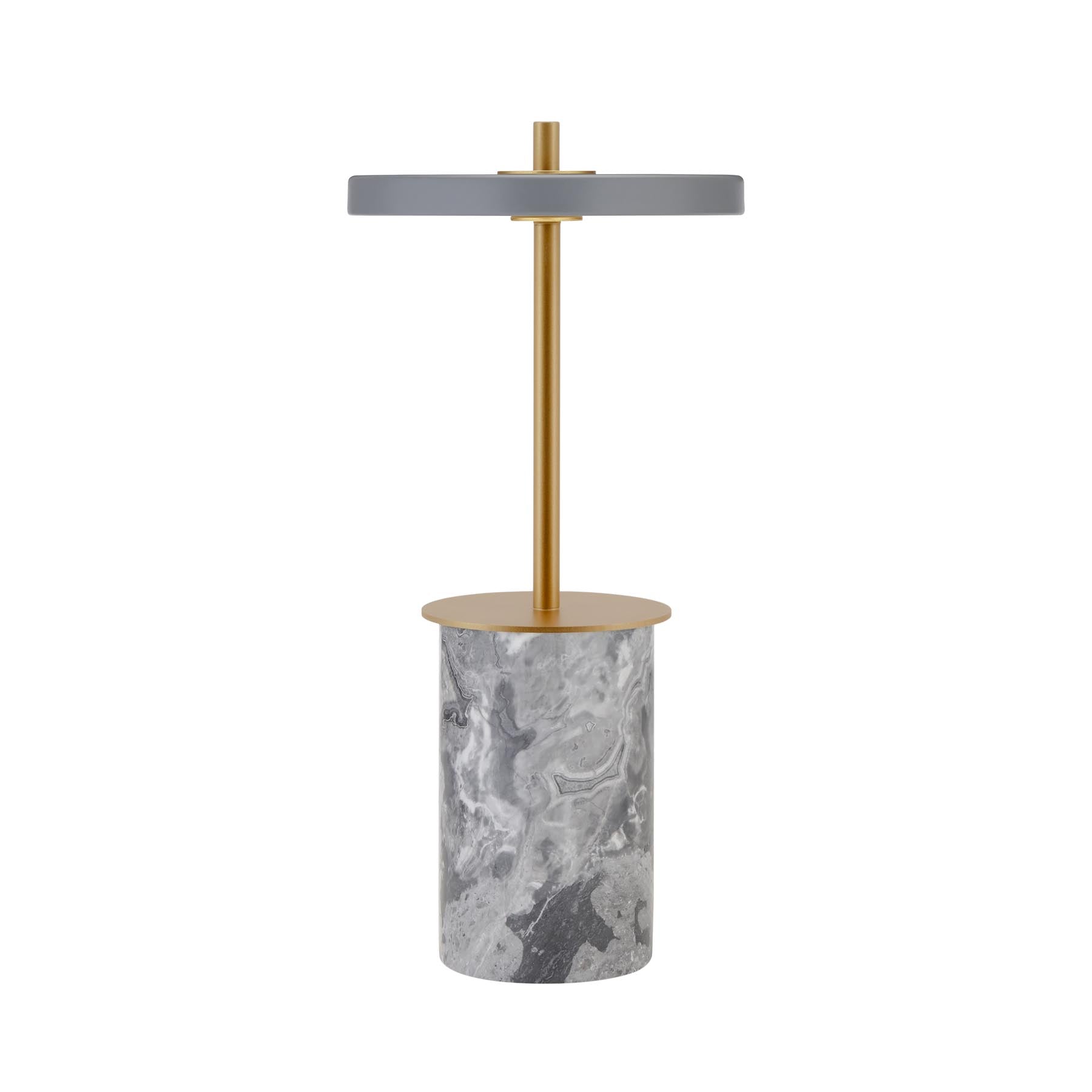 Asteria Move Mini Tischleuchte in grey marble brass präsentiert im Onlineshop von KAQTU Design AG. Tischleuchte ist von Umage