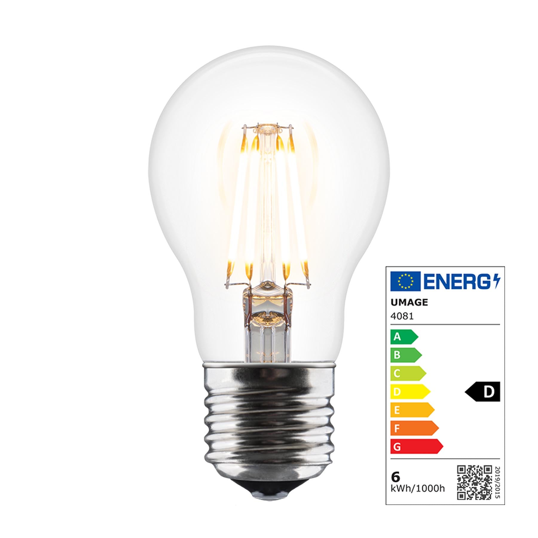 Elegantes Good Idea E27 Leuchtmittel von Umage, das durch sein stilvolles Design und sanfte Beleuchtung eine gemütliche Atmosphäre schafft.