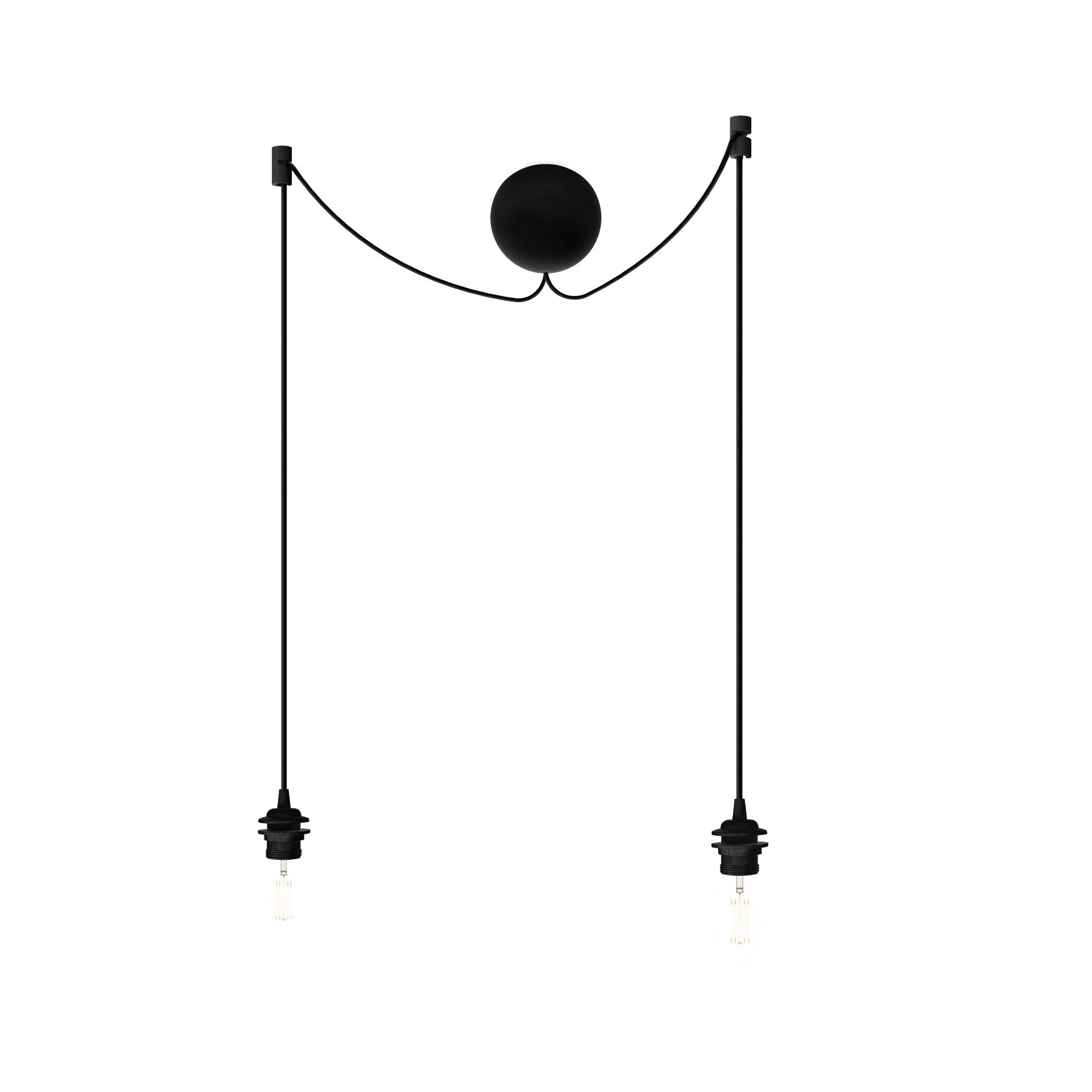 Cannonball in Black präsentiert im Onlineshop von KAQTU Design AG. Kabel / Lampenfassung ist von Umage