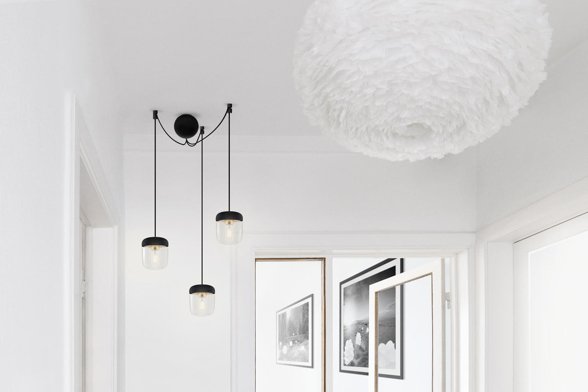 Cannonball in Black präsentiert im Onlineshop von KAQTU Design AG. Kabel / Lampenfassung ist von Umage