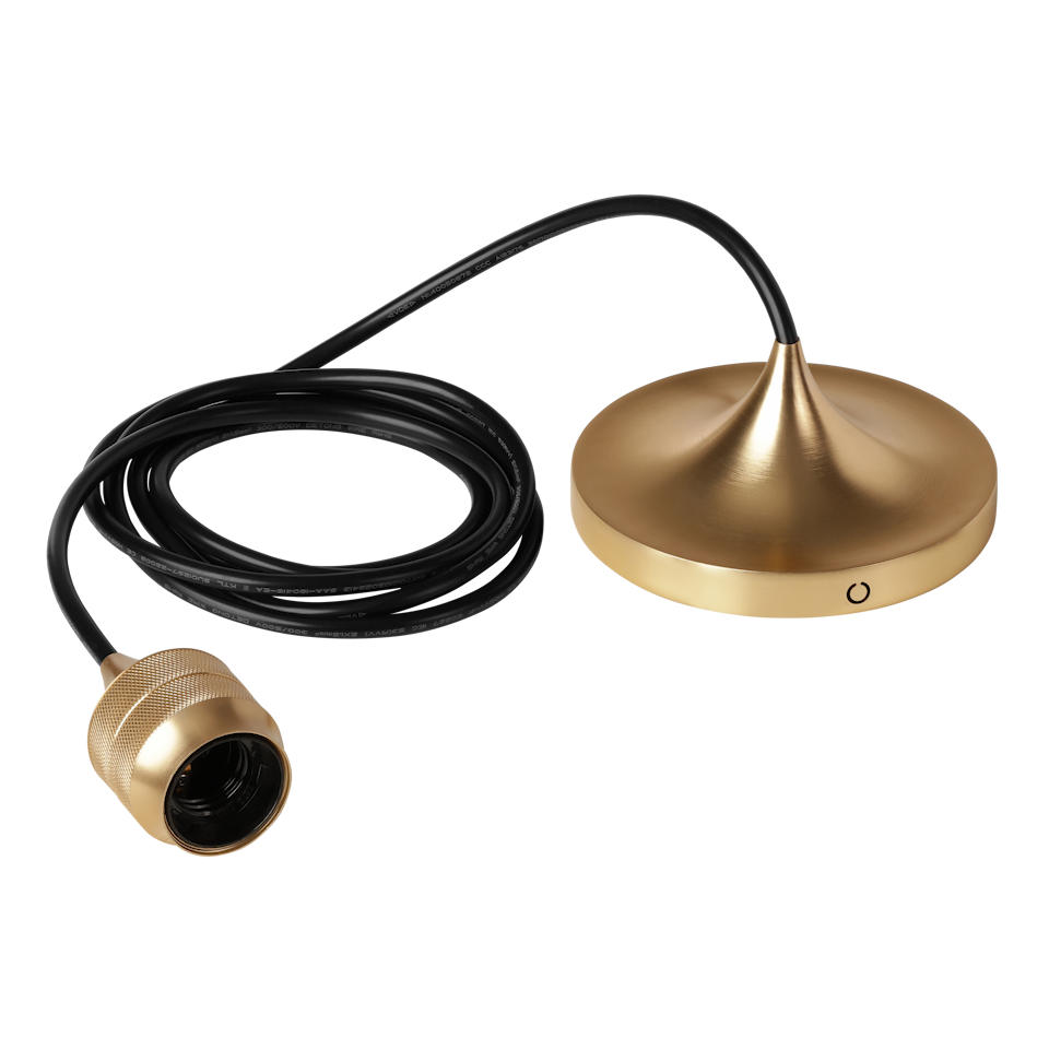 Cord Set Pro in Plated Brass präsentiert im Onlineshop von KAQTU Design AG. Kabel / Lampenfassung ist von Umage