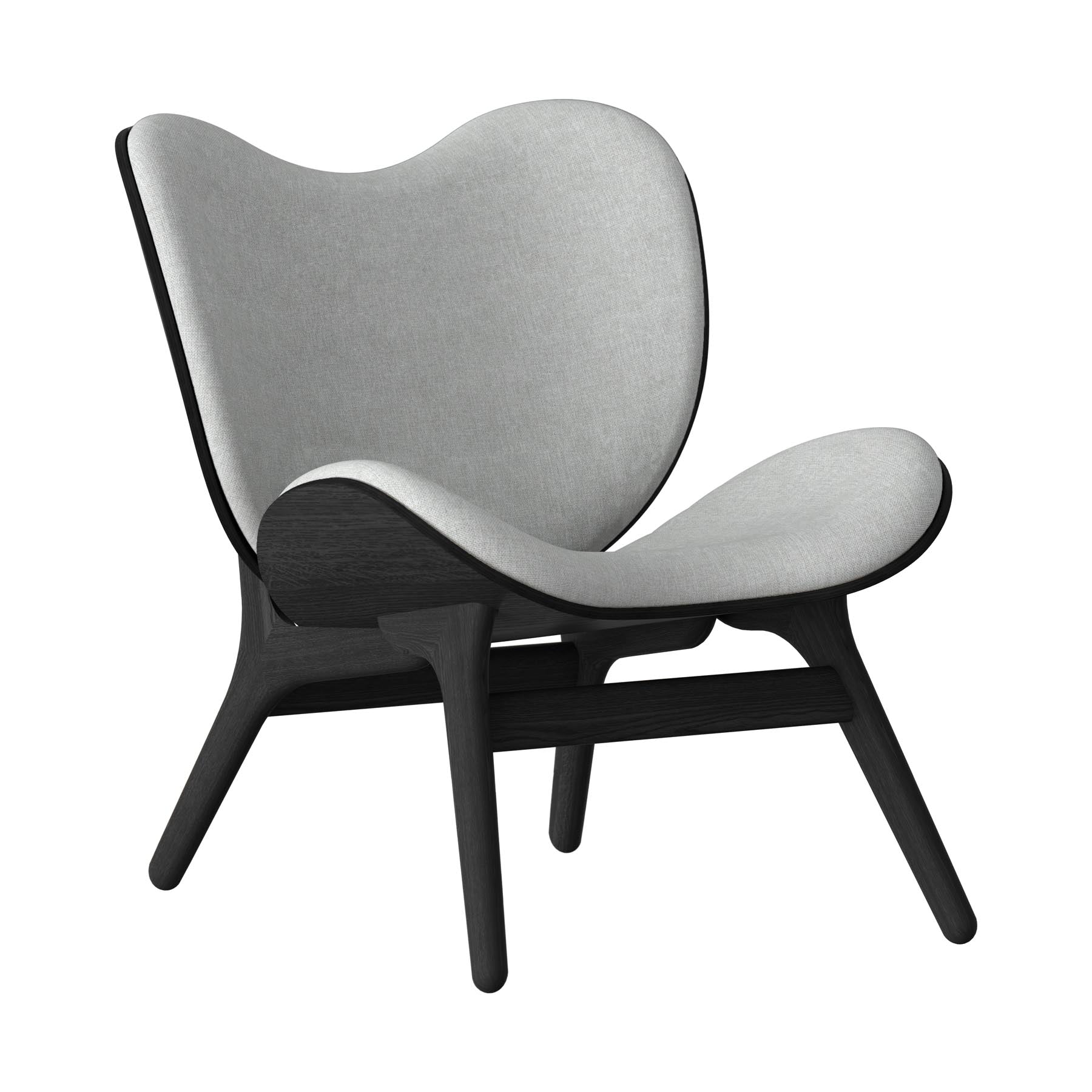 Moderner Low Sessel A Conversation Piece von Umage in ansprechendem Sterling, perfekt für stilvolle Wohnräume und entspannte Gespräche.