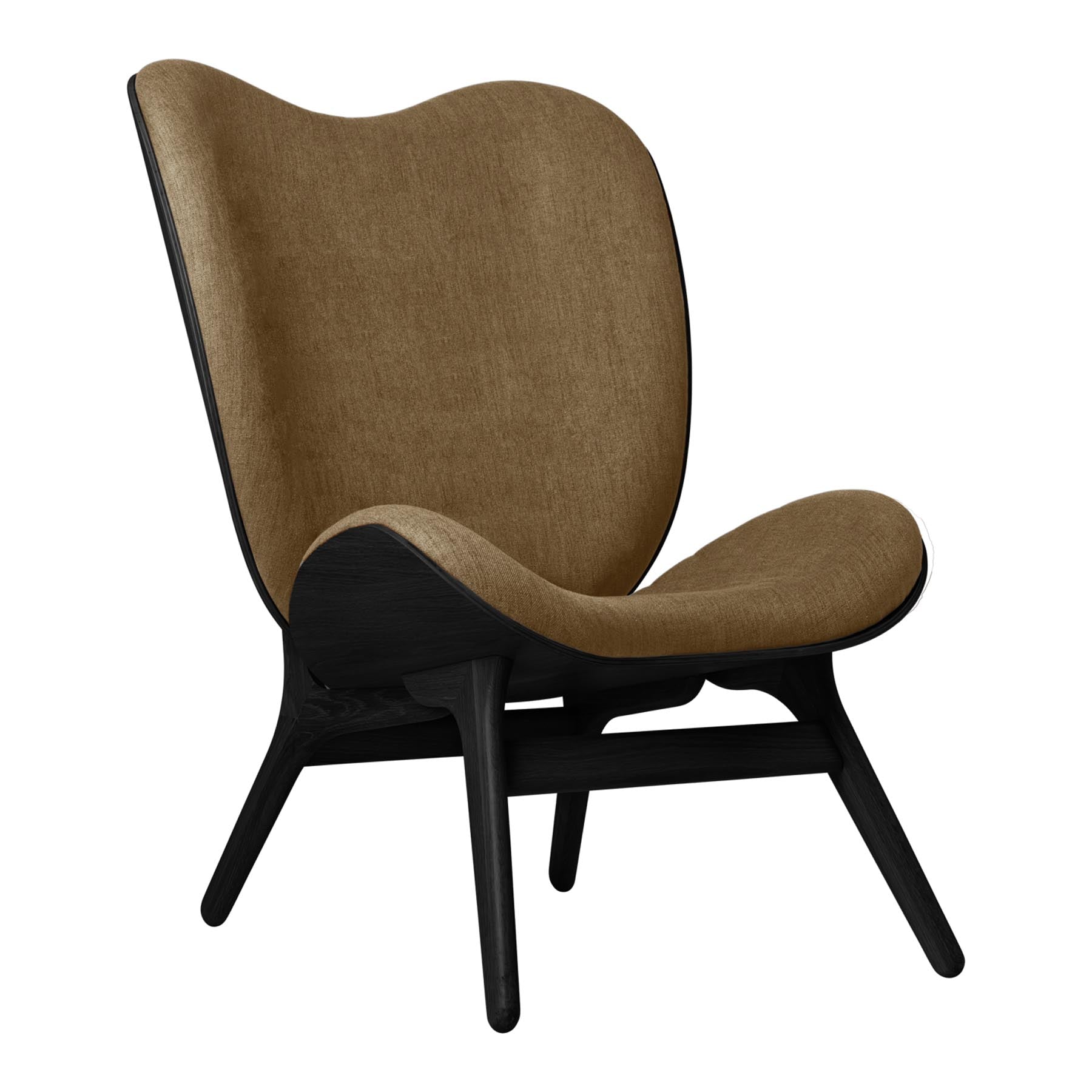 Moderner A Conversation Piece Tall Sessel von Umage in warmem Sugar Brown, perfekt für einladende Wohnräume und entspannte Gespräche.