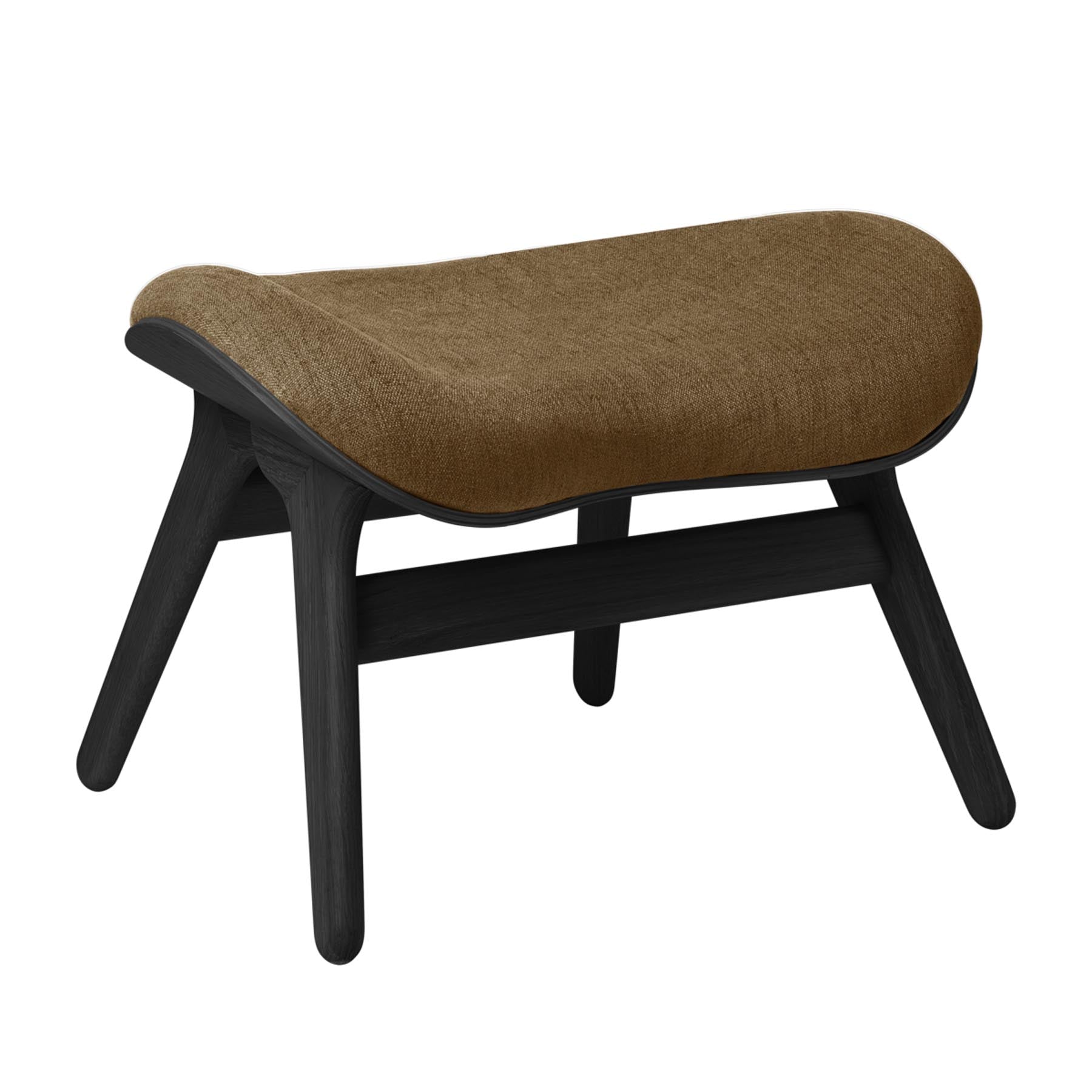 Eleganter Ottoman in sanften Erdtönen, ideal für gemütliche Gespräche und als stilvolles Wohnaccessoire.