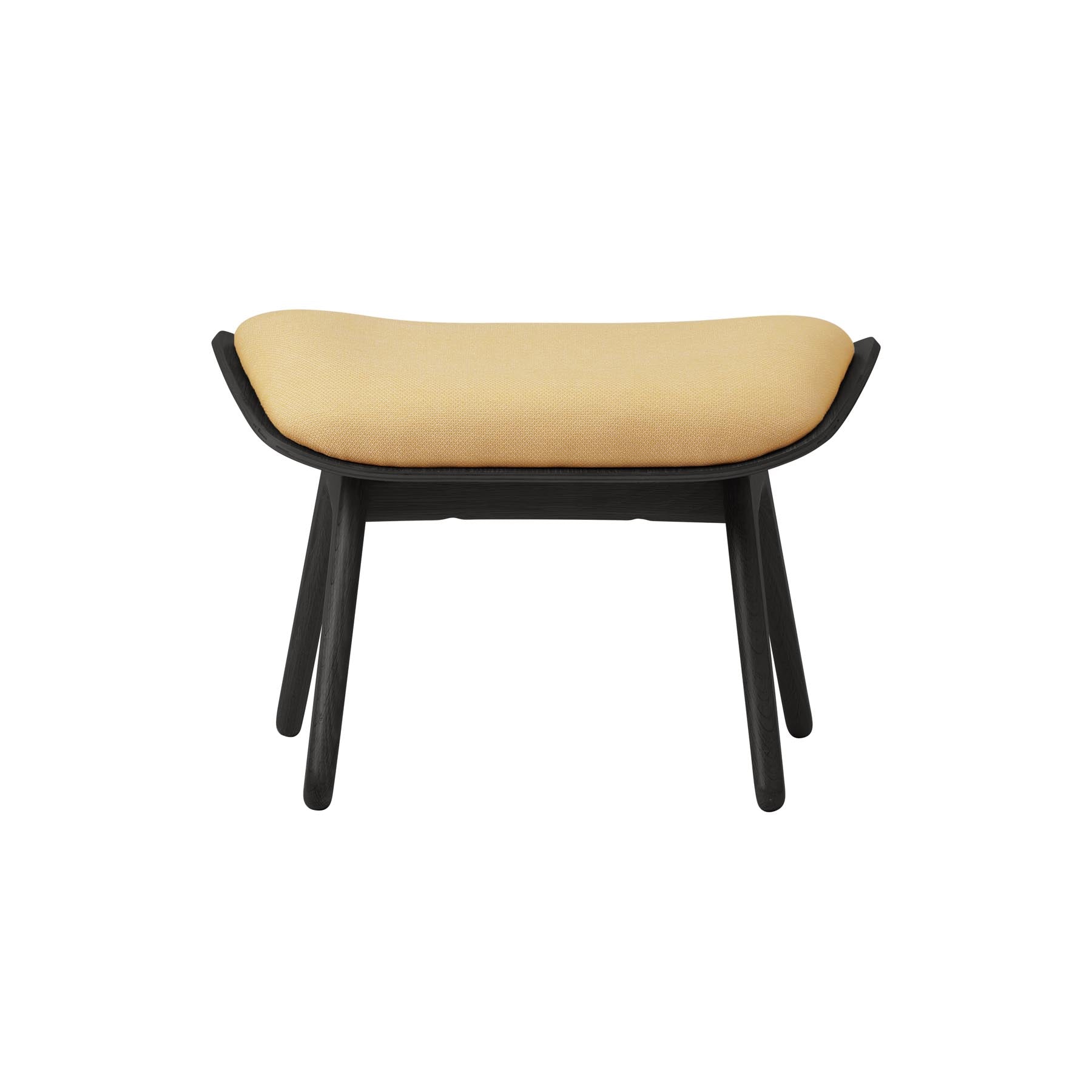 Stylischer Reader Ottoman von Umage in leuchtendem Summer Shine, ideal für gemütliche Leseecken und moderne Wohnräume.