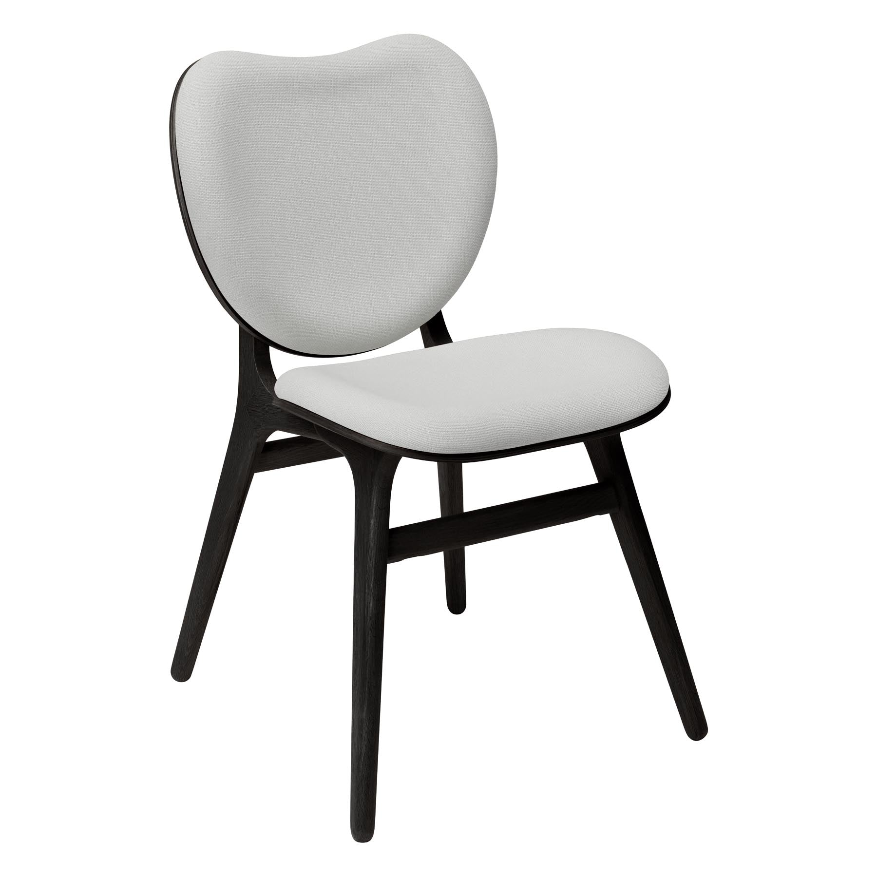 Moderner Esszimmerstuhl A Conversation Piece von Umage in edlem Sterling, perfekt für stilvolle Essbereiche und gesellige Runden.