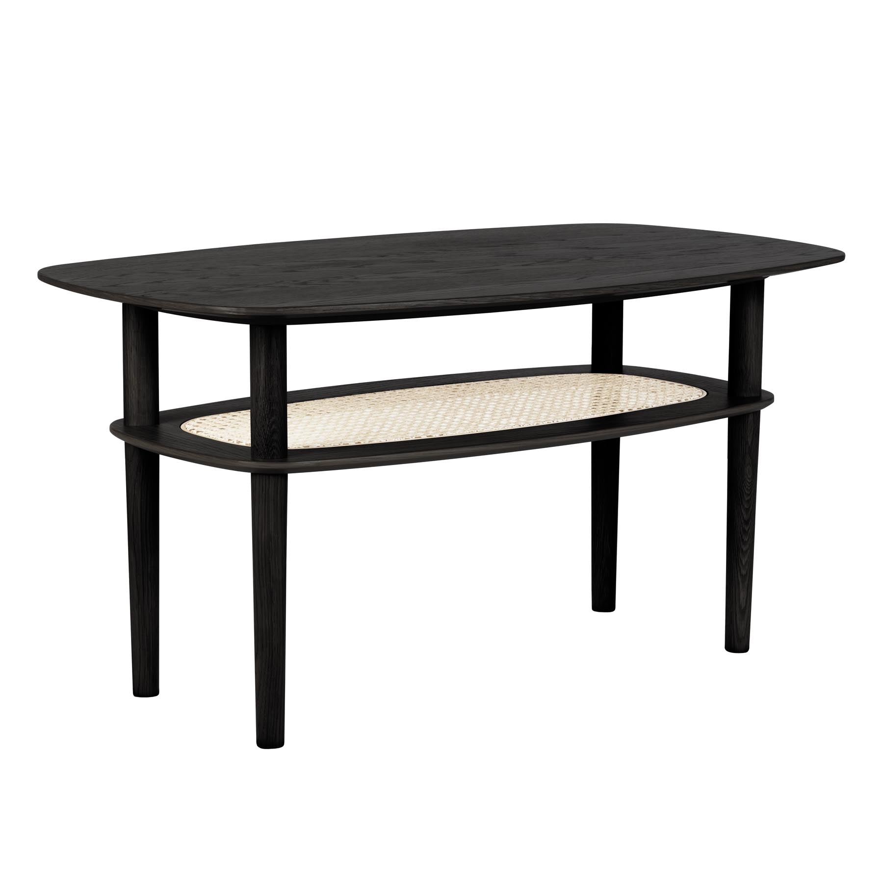 Together Sleek Rectangle Couchtisch in Black Oak präsentiert im Onlineshop von KAQTU Design AG. Couchtisch ist von Umage