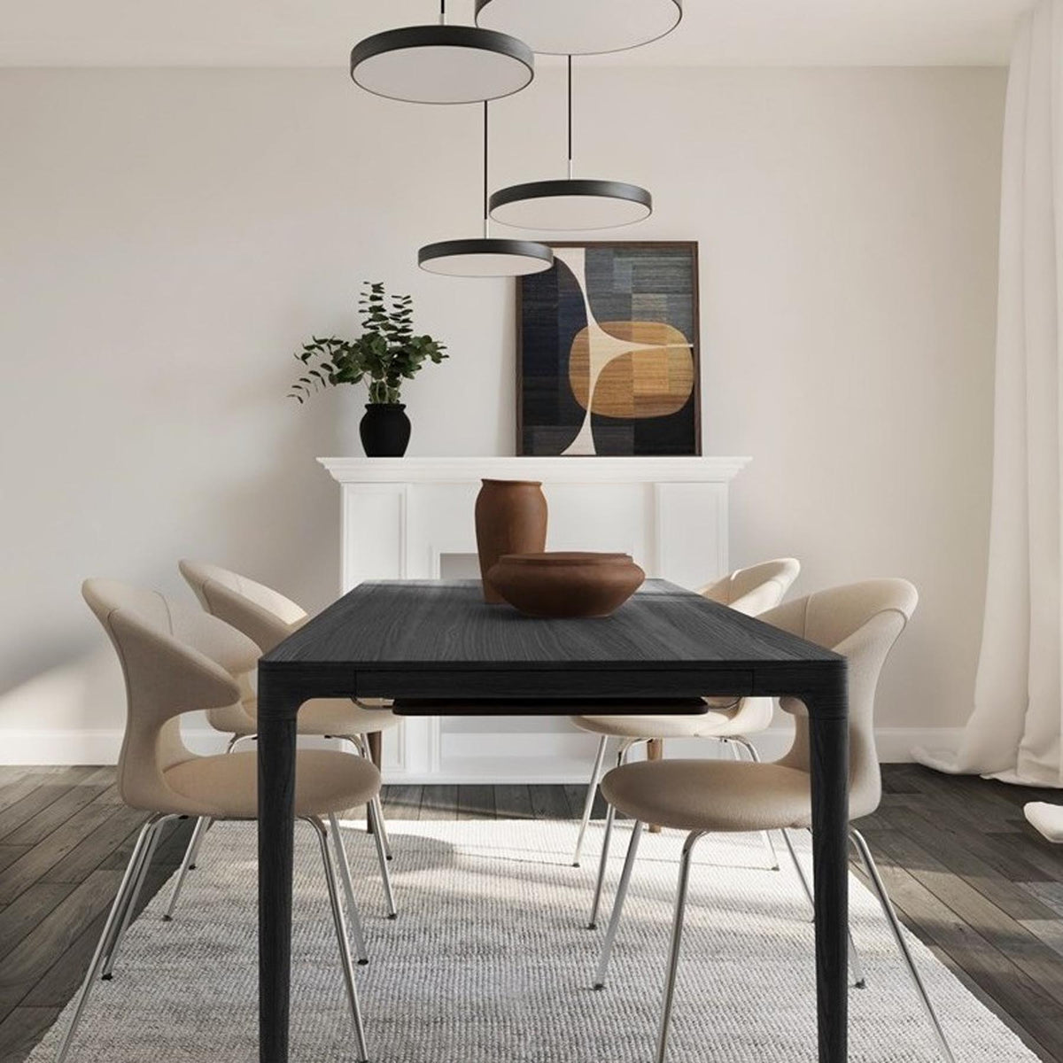 Heart'n'Soul Esstisch in Black Oak präsentiert im Onlineshop von KAQTU Design AG. Esstisch ist von Umage