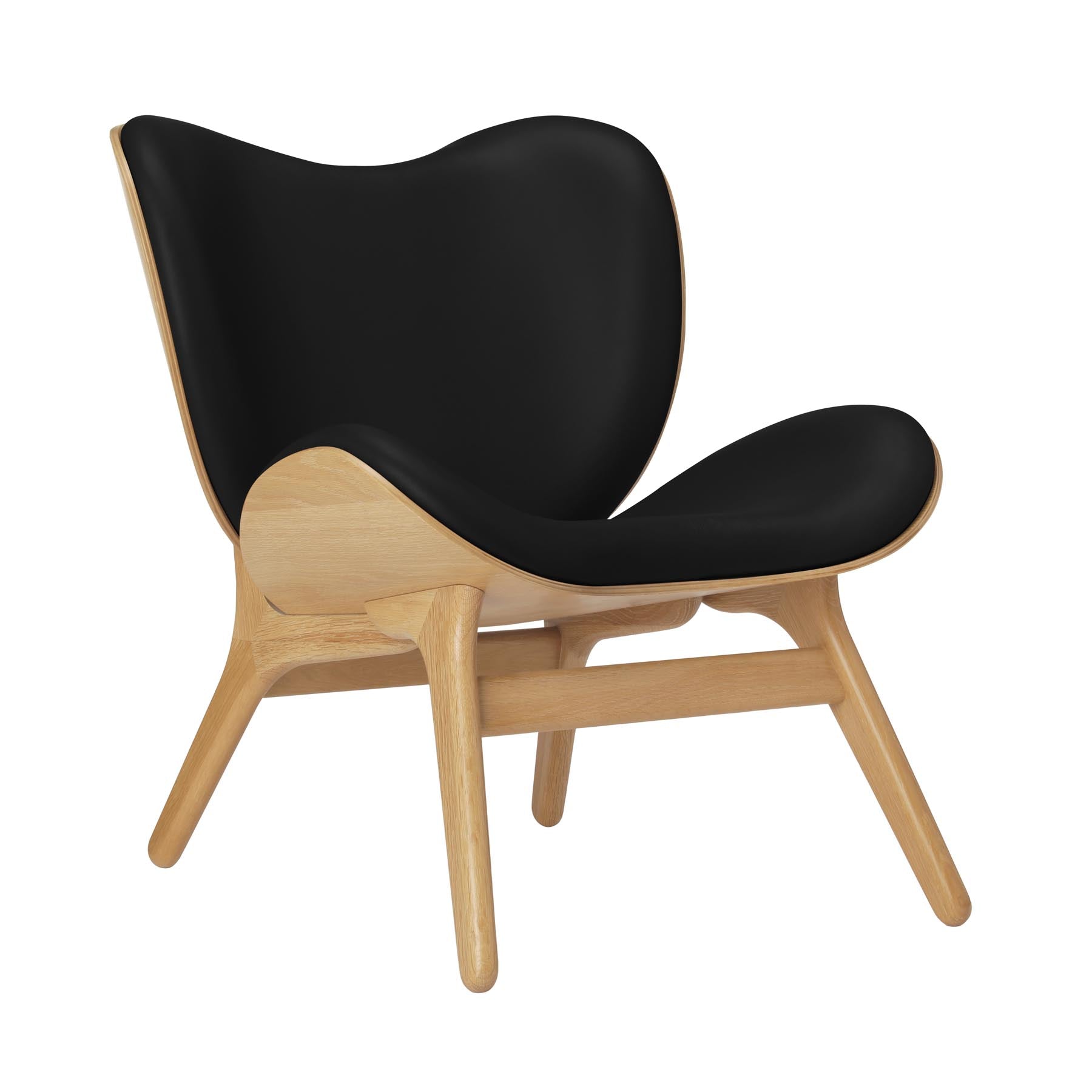A Conversation Piece Low Sessel in Black präsentiert im Onlineshop von KAQTU Design AG. Sessel ist von Umage