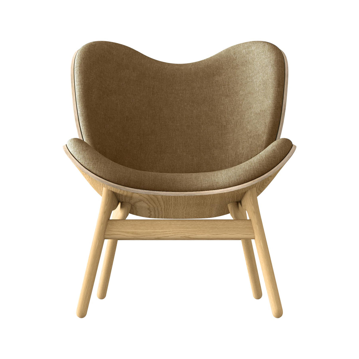 A Conversation Piece Low Sessel in Sugar Brown präsentiert im Onlineshop von KAQTU Design AG. Sessel ist von Umage