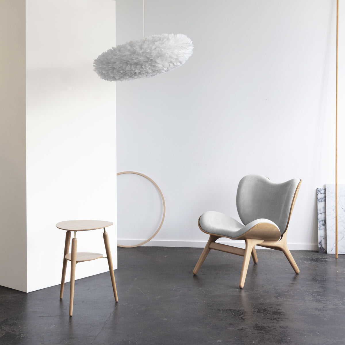 A Conversation Piece Low Sessel in Sterling präsentiert im Onlineshop von KAQTU Design AG. Sessel ist von Umage