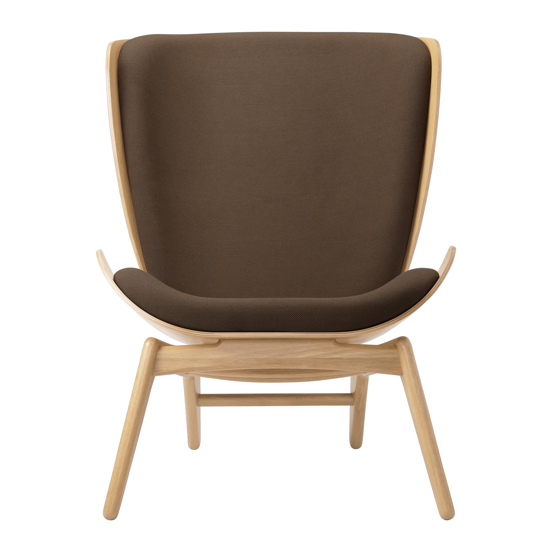 Eleganter Reader Sessel von Umage in Mocca, ideal für stilvolle Wohnräume und gemütliche Lesemomente.