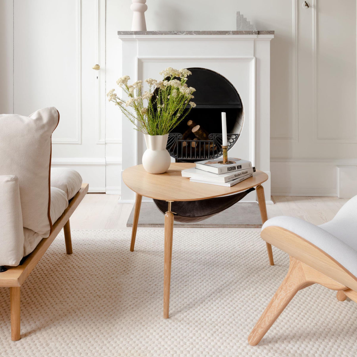 Lounge Around 1.5-Sitzer Sofa in White Sands präsentiert im Onlineshop von KAQTU Design AG. 2er Sofa ist von Umage